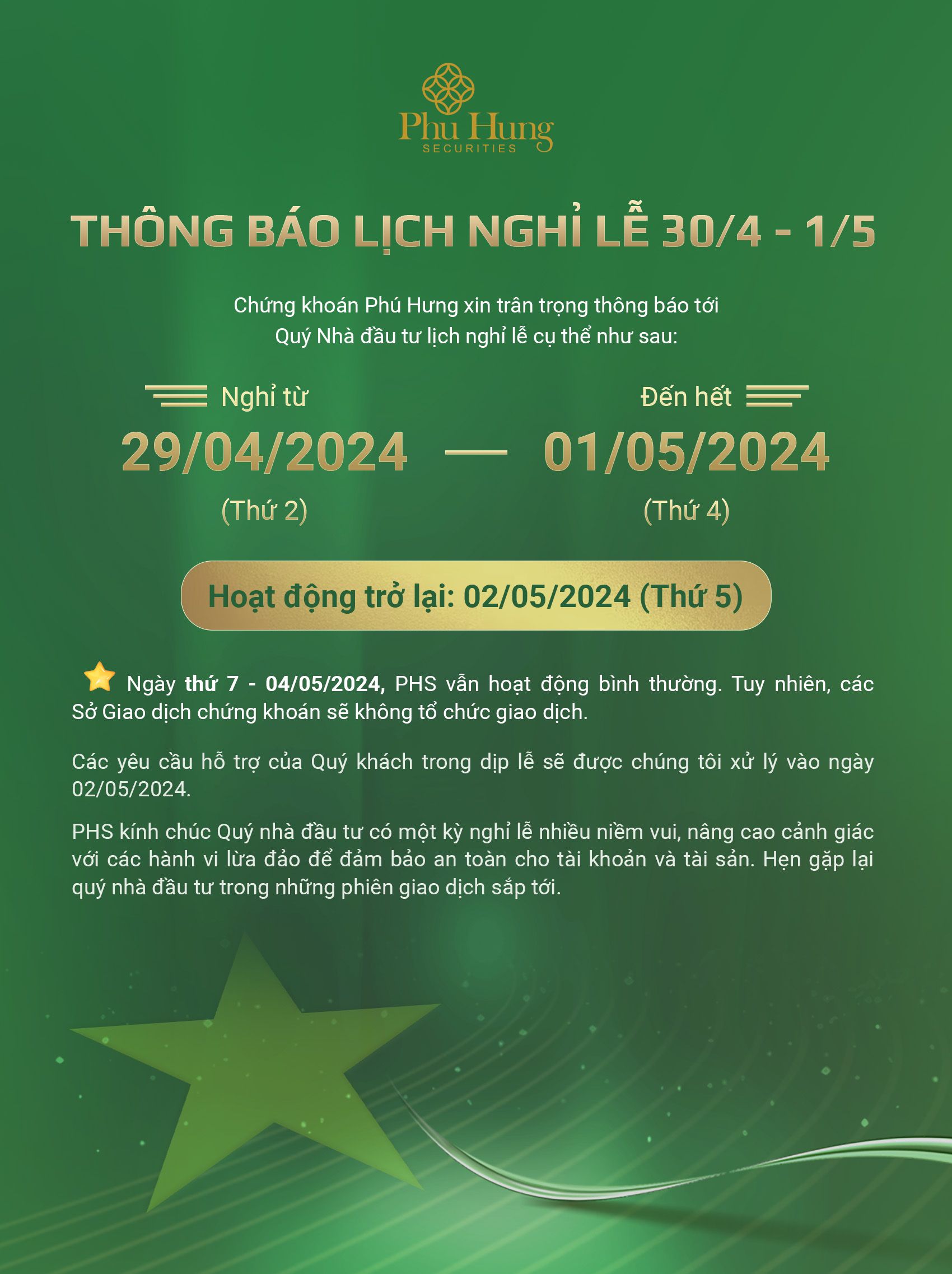 Thong Bao Nghi 30 4 Email Vi