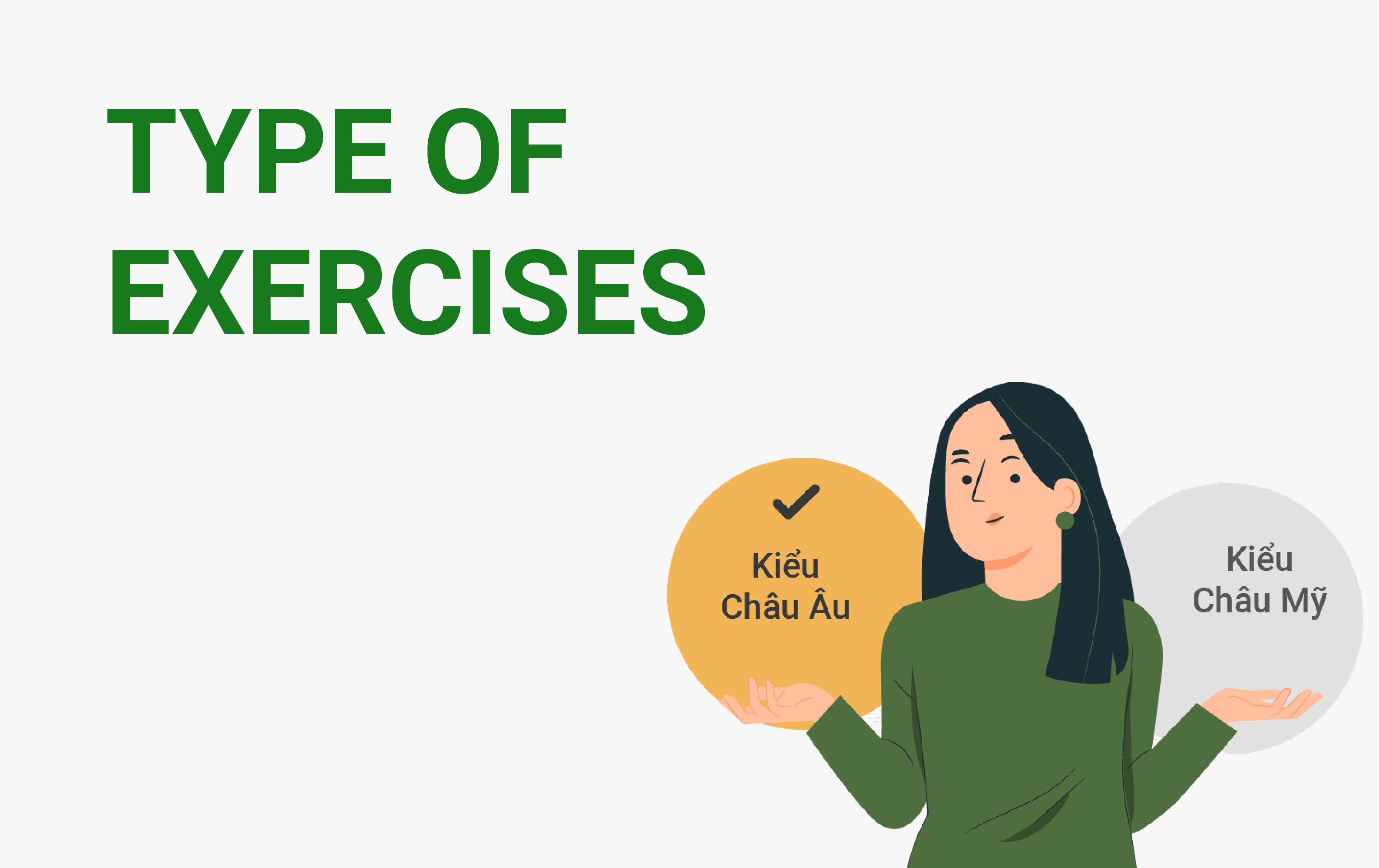 Type of Exercises