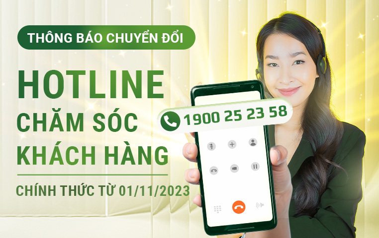 Thumbnail THÔNG BÁO CHÍNH THỨC CHUYỂN ĐỔI HOTLINE CHĂM SÓC KHÁCH HÀNG