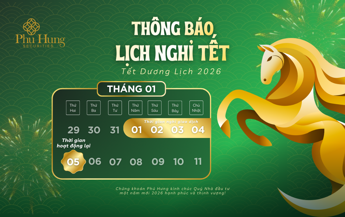 Thumbnail THÔNG BÁO NGHỈ LỄ: TẾT DƯƠNG LỊCH 2026